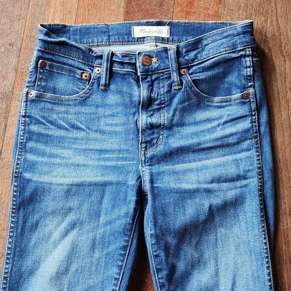 Madewell 9" High-Rise Button Fly Skinny Jeans Size 26 - Picture 5 of 16